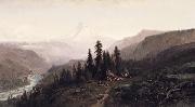 William Keith Mount Hood Oregon oil